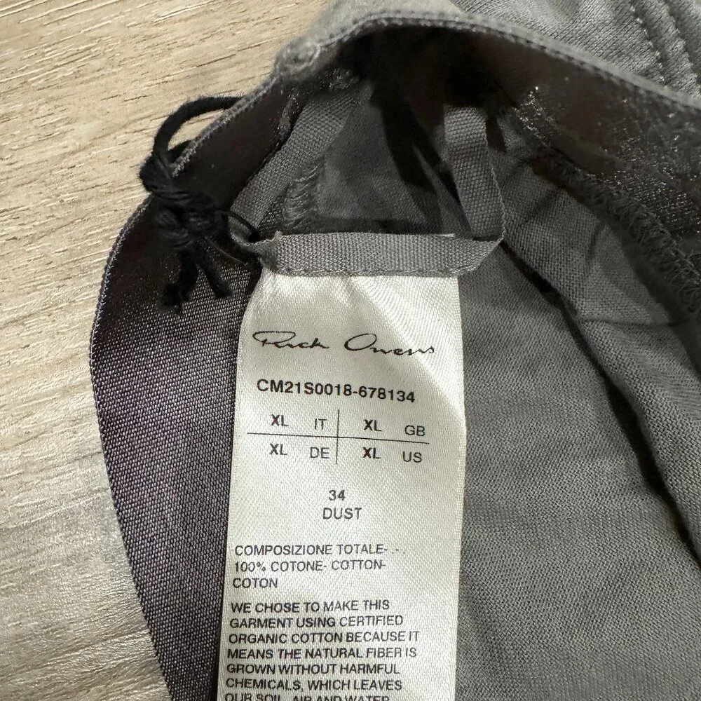 RICK OWENS WHITE CHAMPION EDITION ORGANIC COTTON BRIEF UNDERWEAR L SIGNATURE - Picture 5 of 5